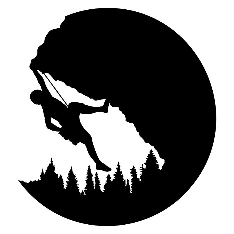 Nature Evening Climbing Silhouette