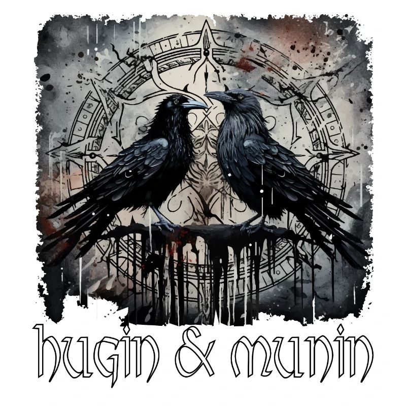 Vikings, Corbeaux d’Odin, Hugin et Munin, Celtes