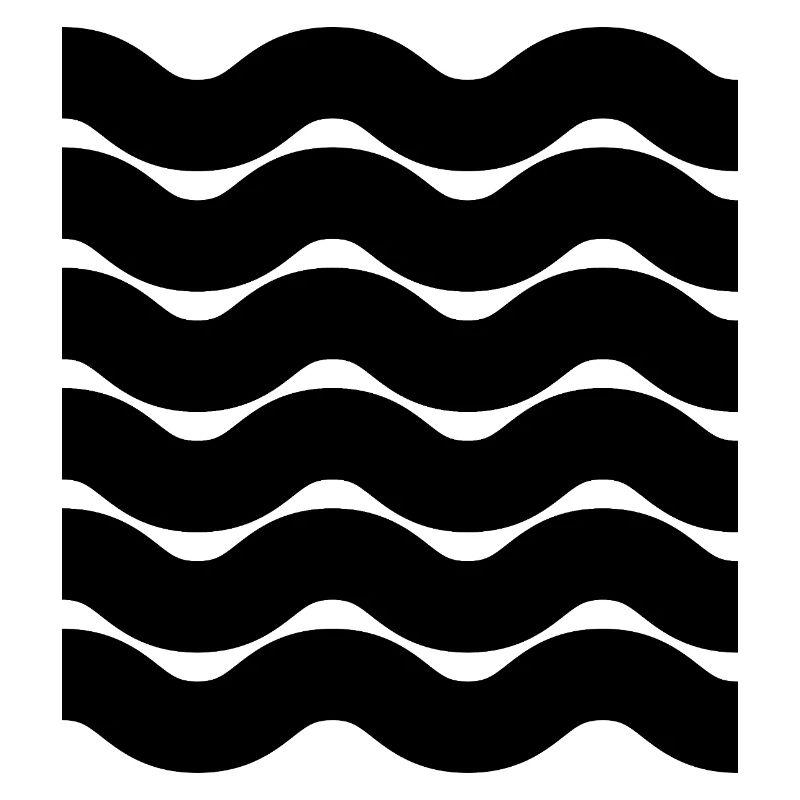 black waves design