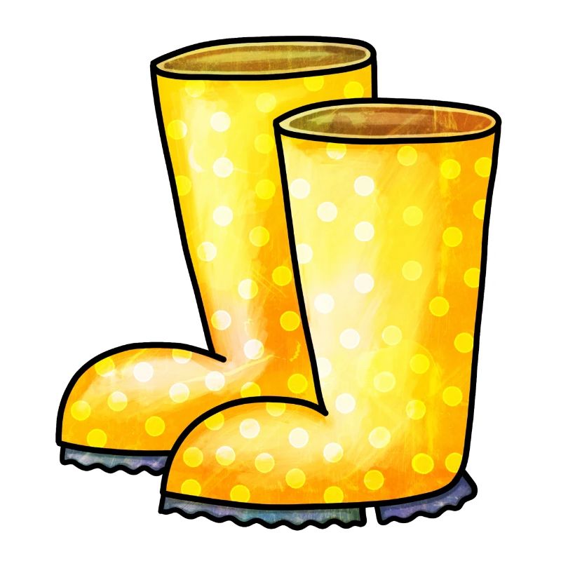 Yellow Wellington Boots