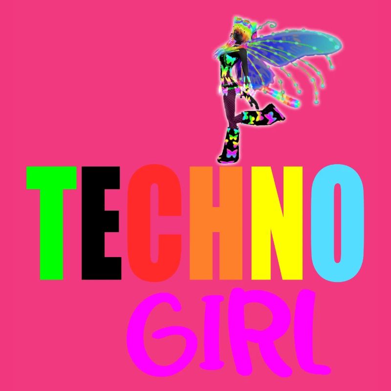 Techno-Mädchen
