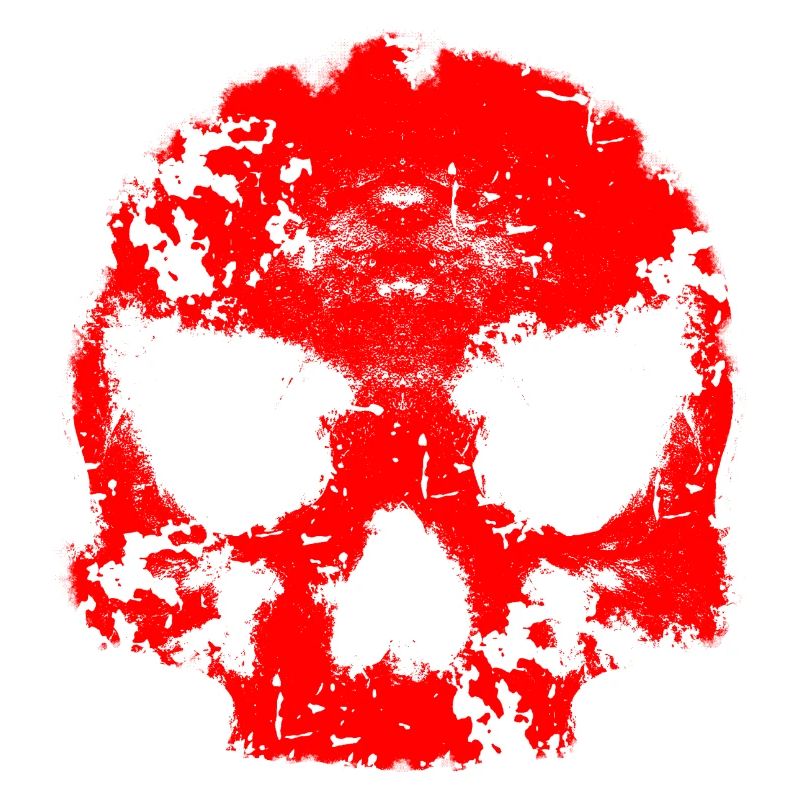 Alien Skull RED
