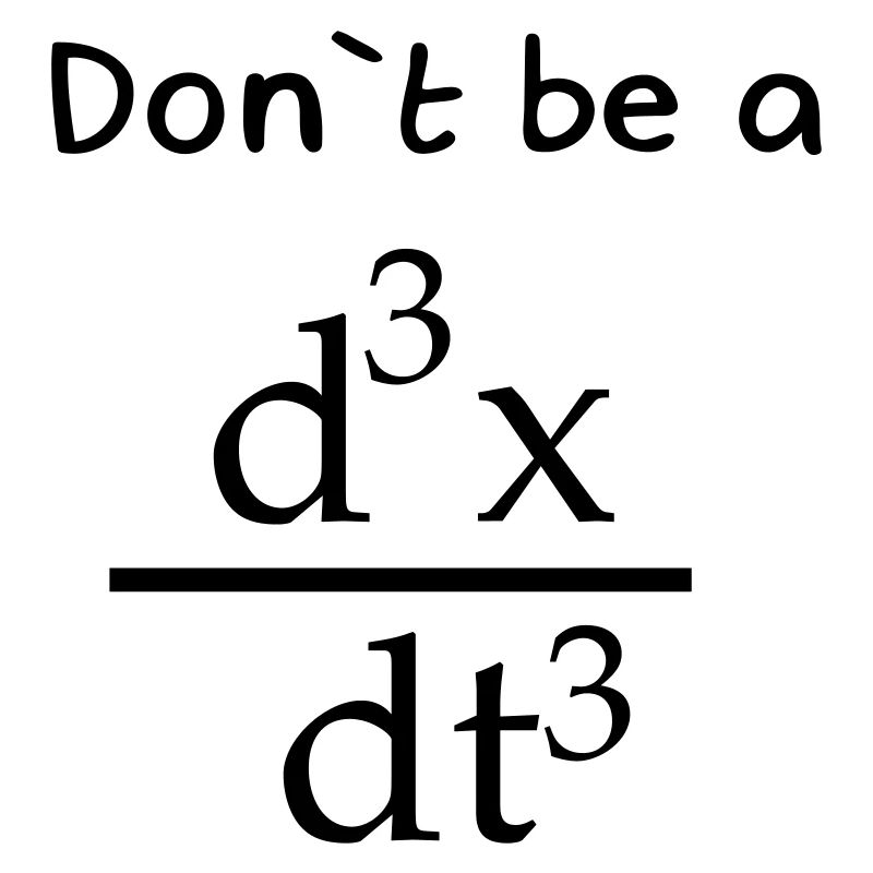 Dont be a Jerk / Humorous Math Formula