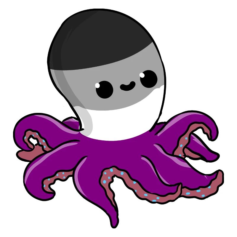 Asexué Octopus Ace Pride