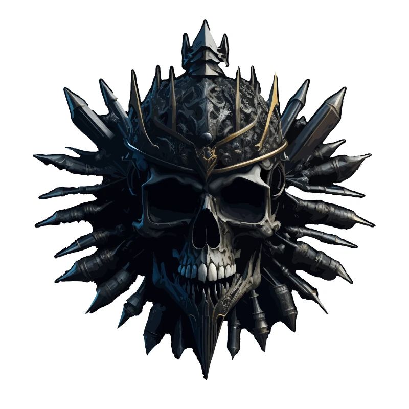 WIKINGER SCHÄDEL I SKULL DESIGN