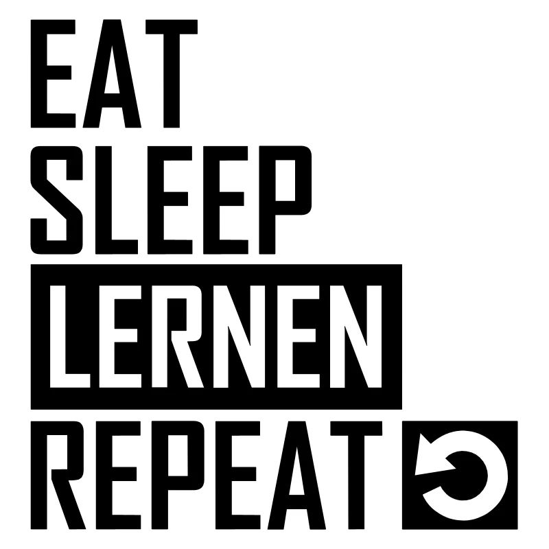 Abi Eat sleep lernen repeat