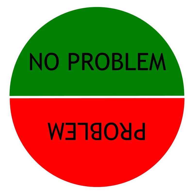 No problem vs Problem
