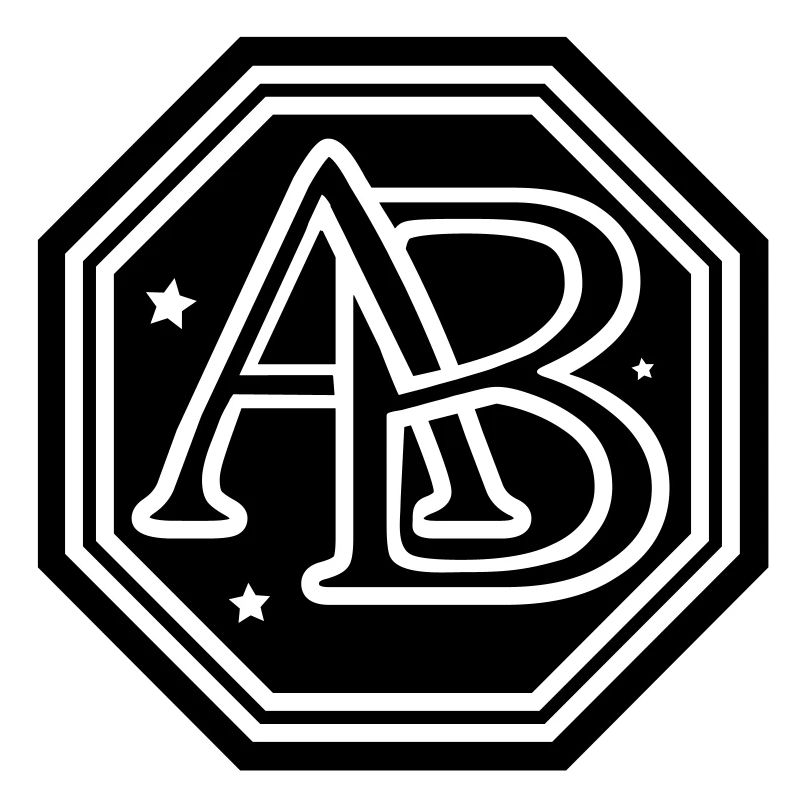 ab monogram letters