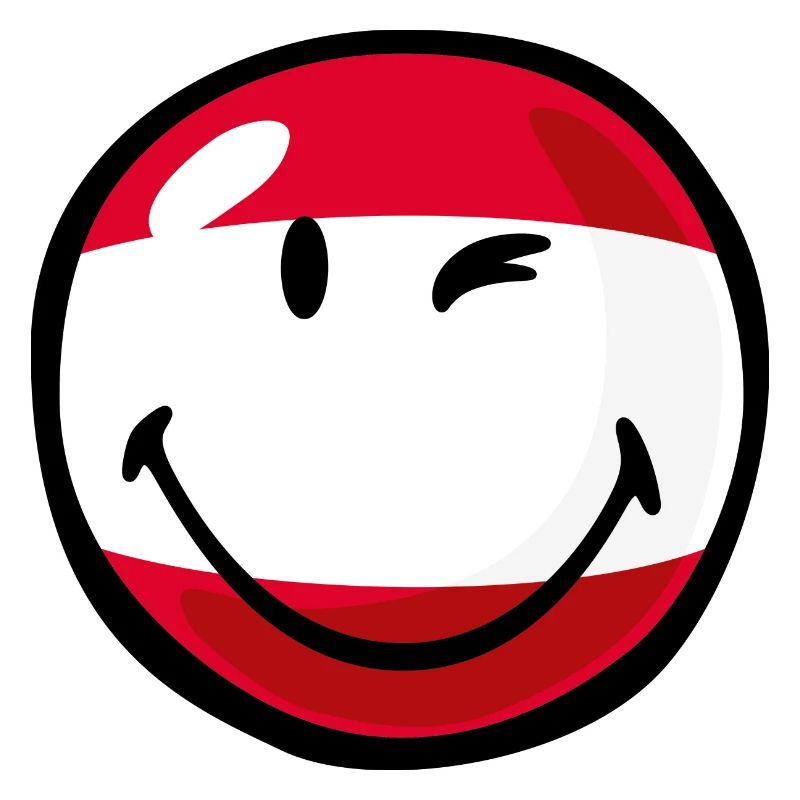 Smiley Flag Austria