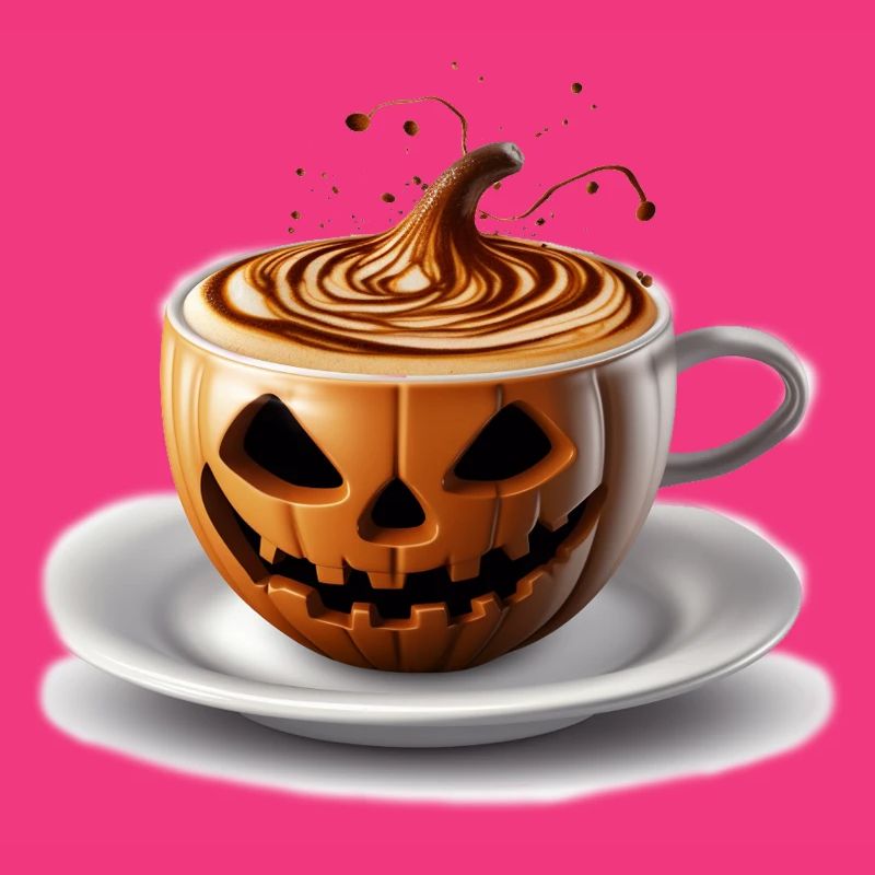 Halloween Kaffeetasse Süßes oder Saures