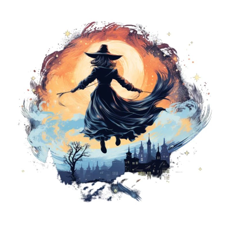 Bewitching Flight - Halloween Posters