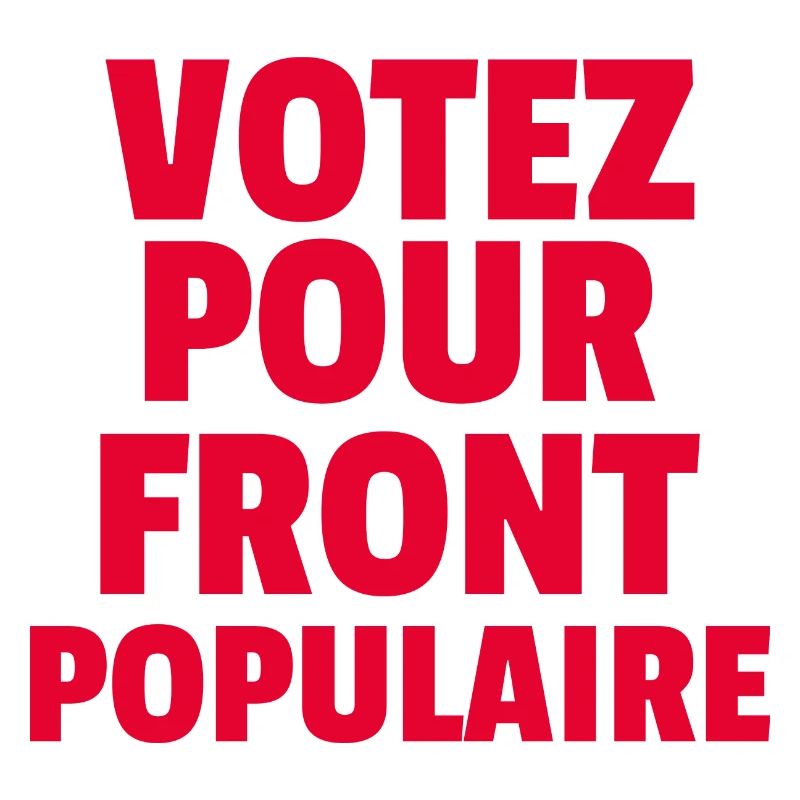 Front populaire - élections législatives 2024