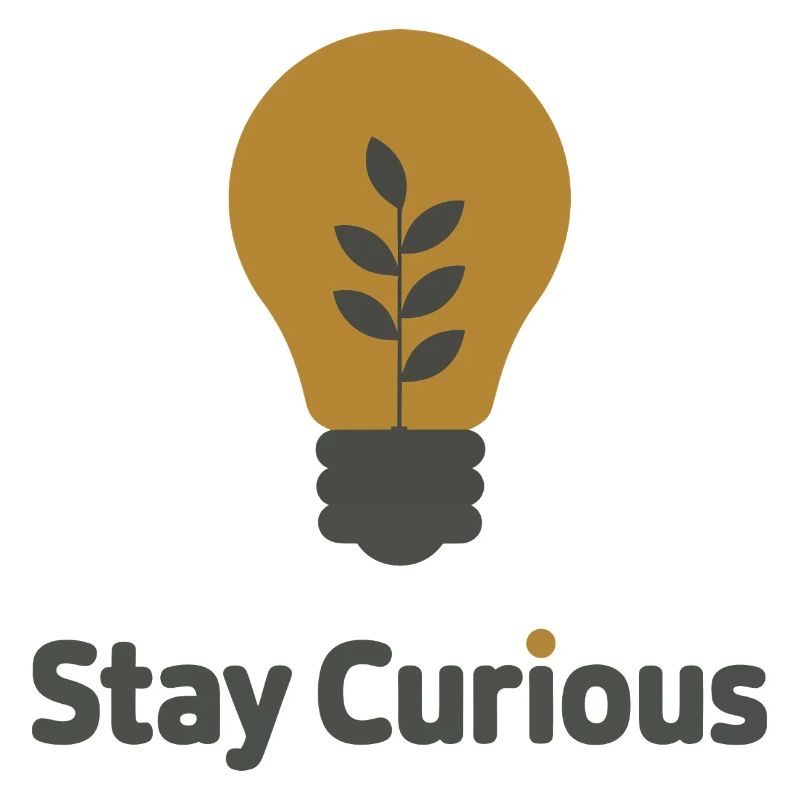Stay Curious Light Bulb
