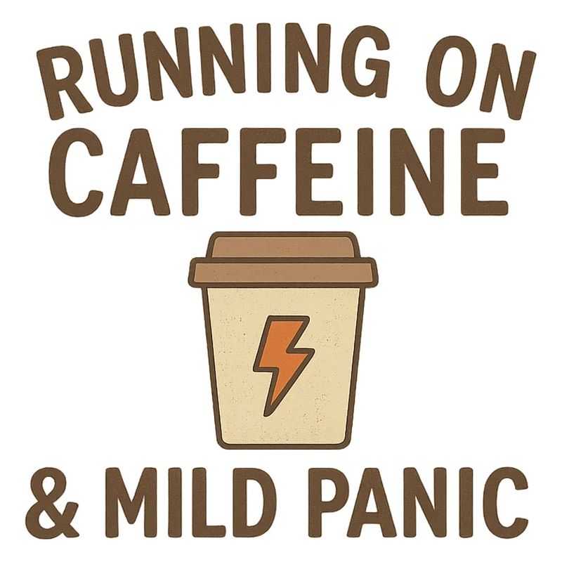 Coffee Running on Caffeine & Mild Panic