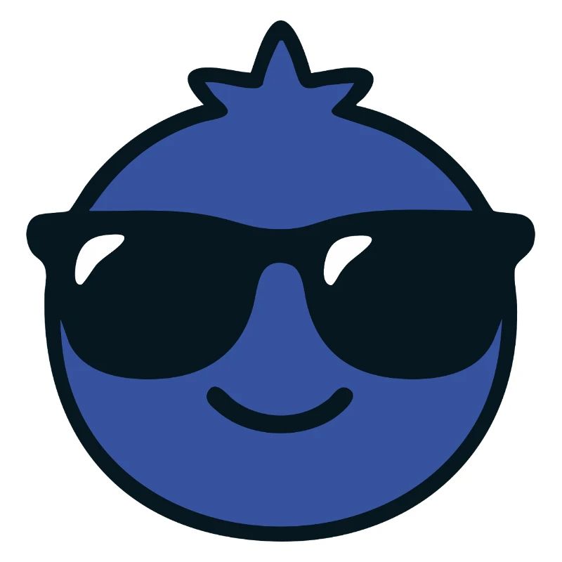 Blaubeer-Kopf