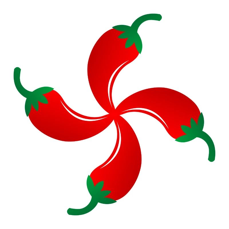 Quer Espelette Basken