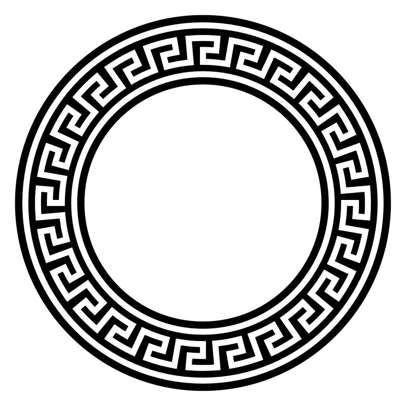 cercle de méandre / cercle Méandre (B, 1c)