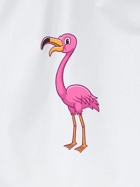 Cartoon flamingo