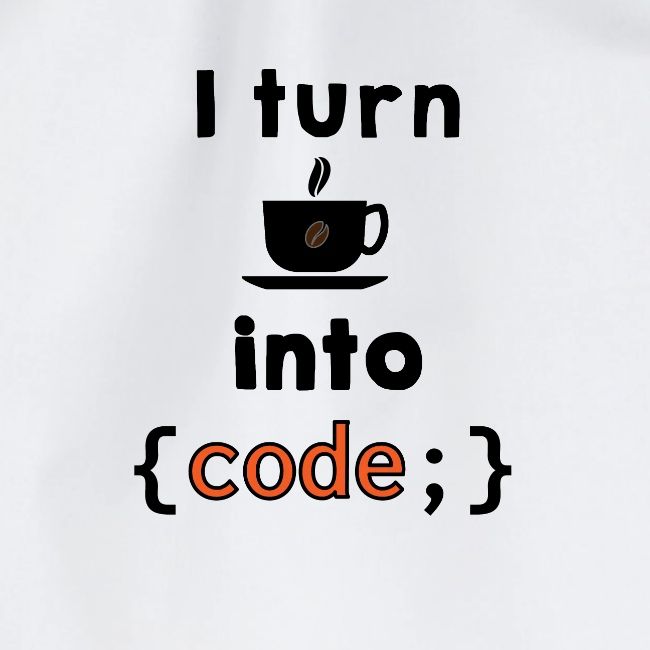 I turn coffee into code