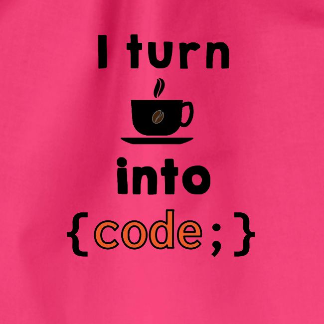 I turn coffee into code