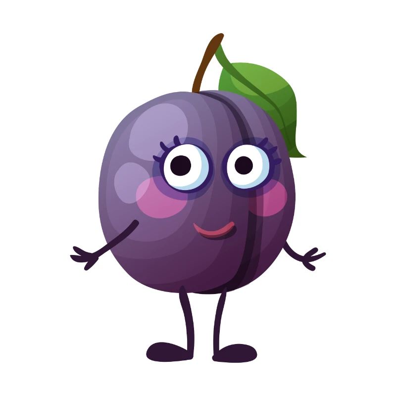 Cute Plum Smile