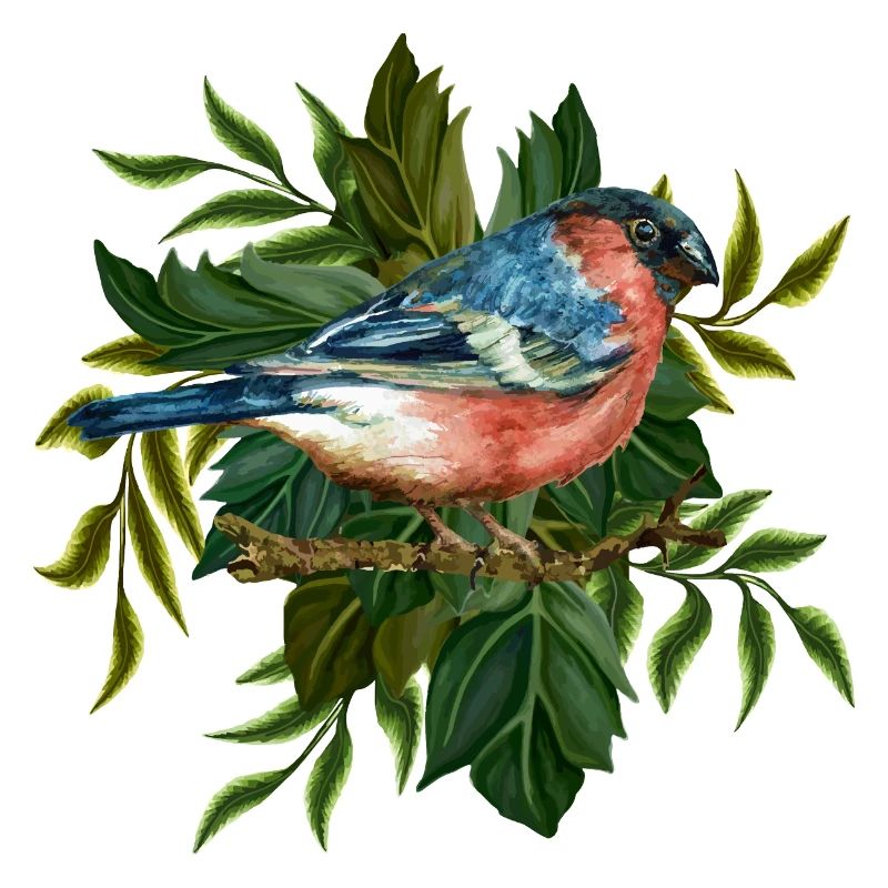 Bunter Vogel