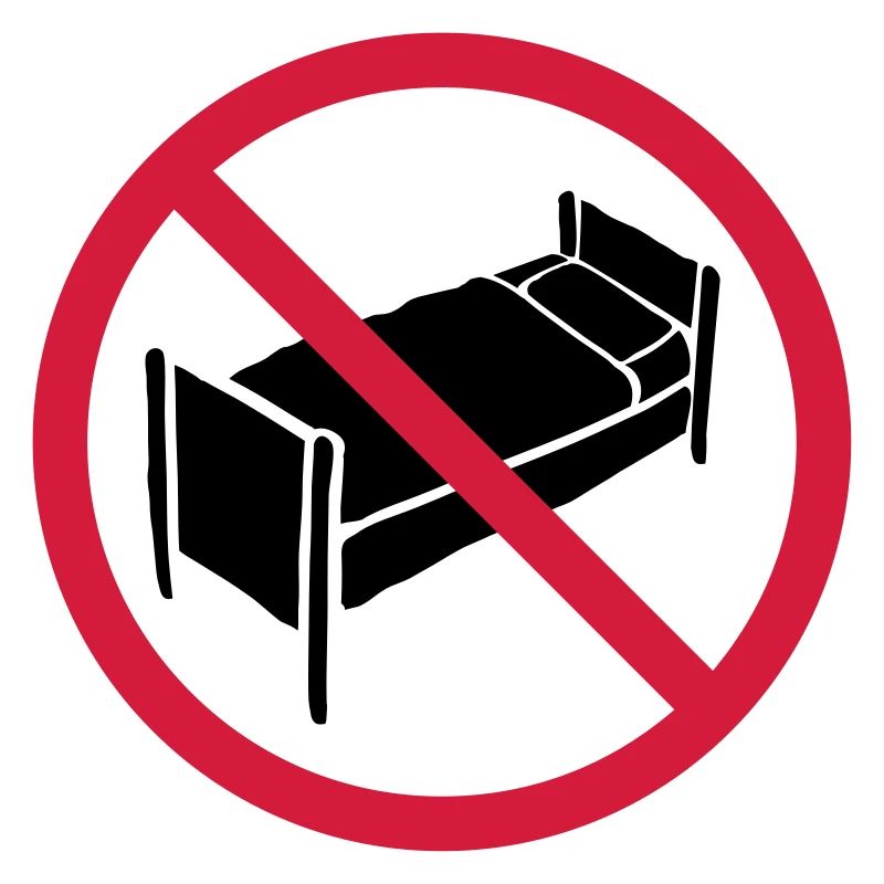 Pas de zone de lit