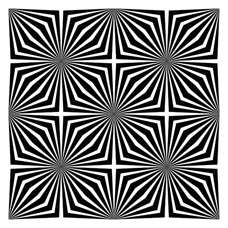 Optical Illusion Pattern Shapes Geometry Gift