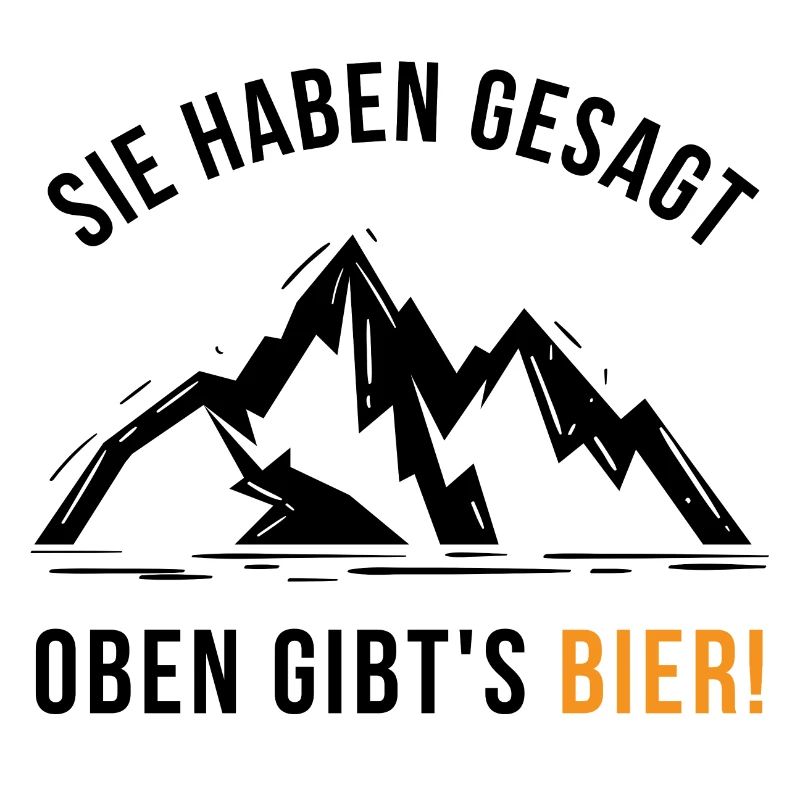 Oben gibt's Bier - Geschenkidee