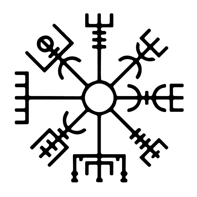 Vegvisir Compass Rune Vikinger