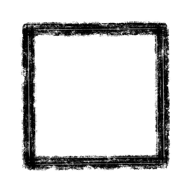 Square black graffiti
