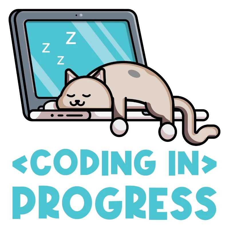 Coding In Progress Coder Programmer Computer Nerd