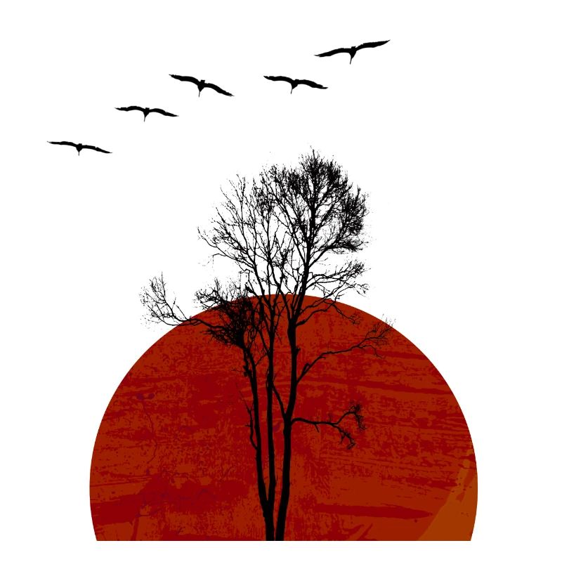 Tree Sun Birds