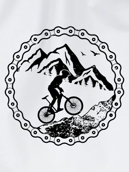 Uphill mountain biking