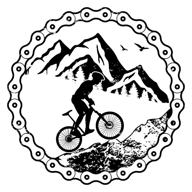 Uphill mountain biking