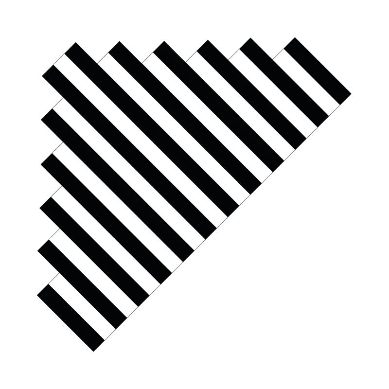 Geometrisches Schwarz & Weiß