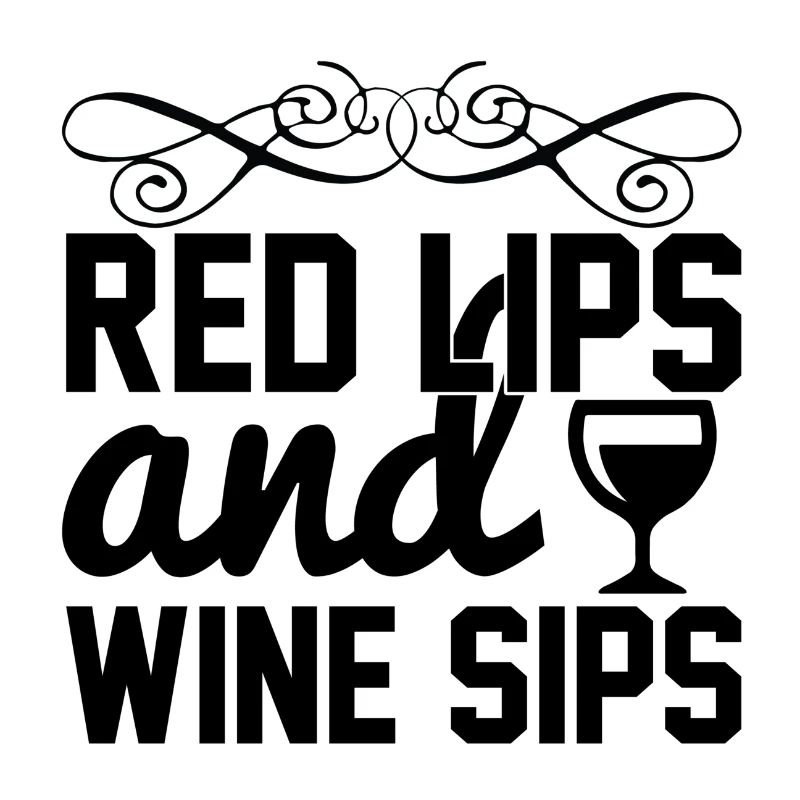 Red Lips and Wine Sips