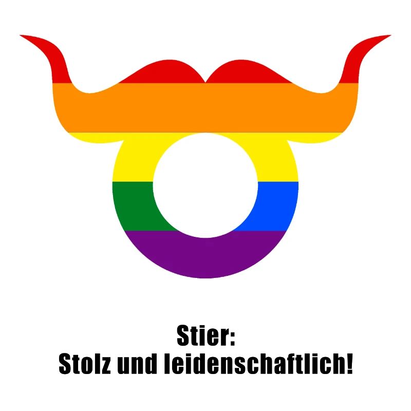 Sternzeichen Stier Pride Design