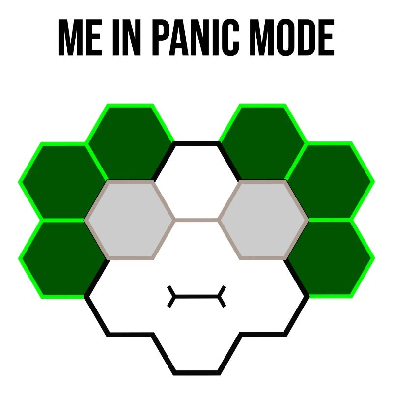 Me in panic mode