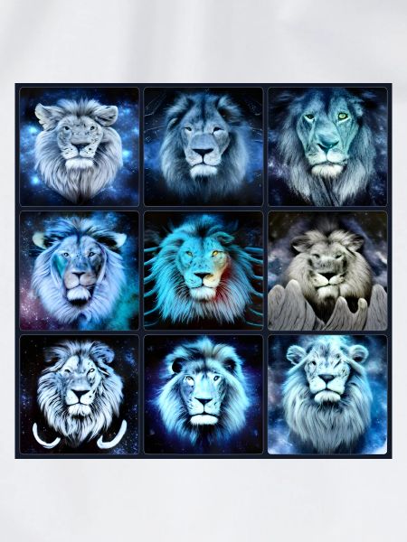 BLUE LION Collage