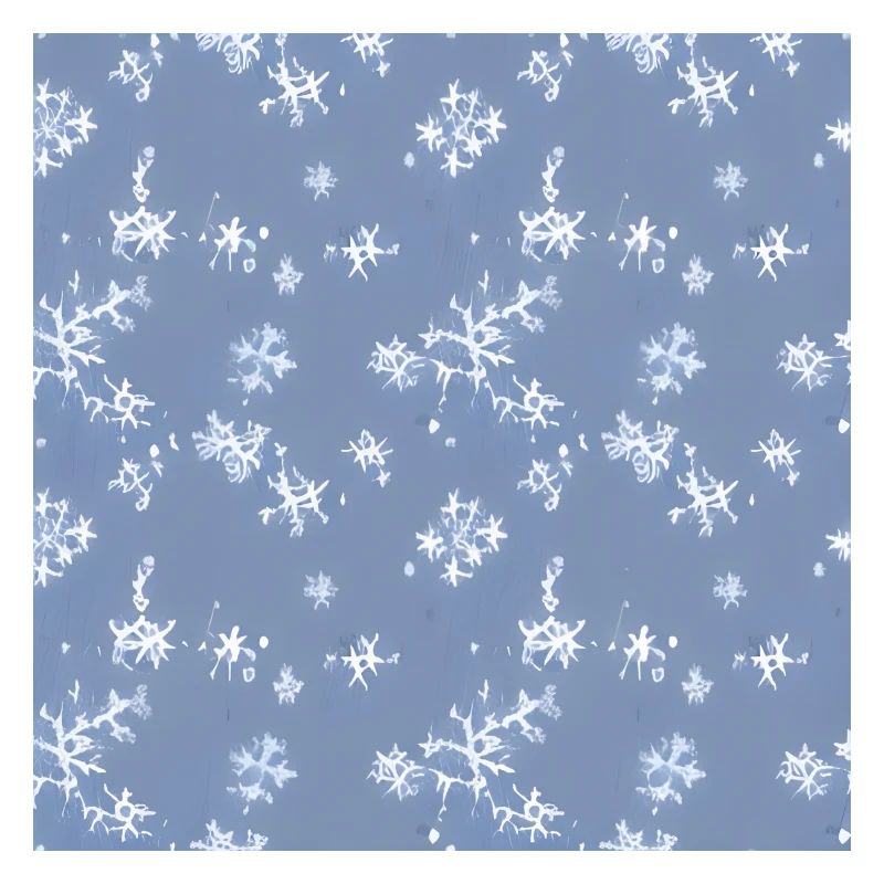 Snow pattern on a blue background