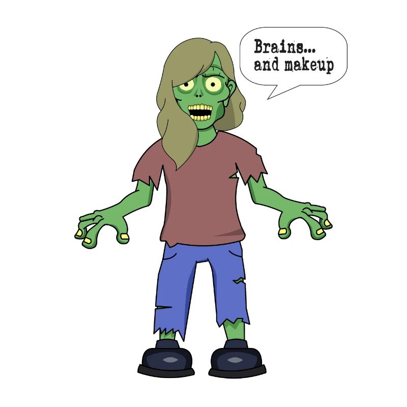 Zombie Brains and makeup
