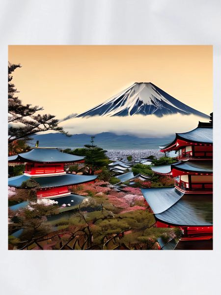 Mount Fuji in Digital Art