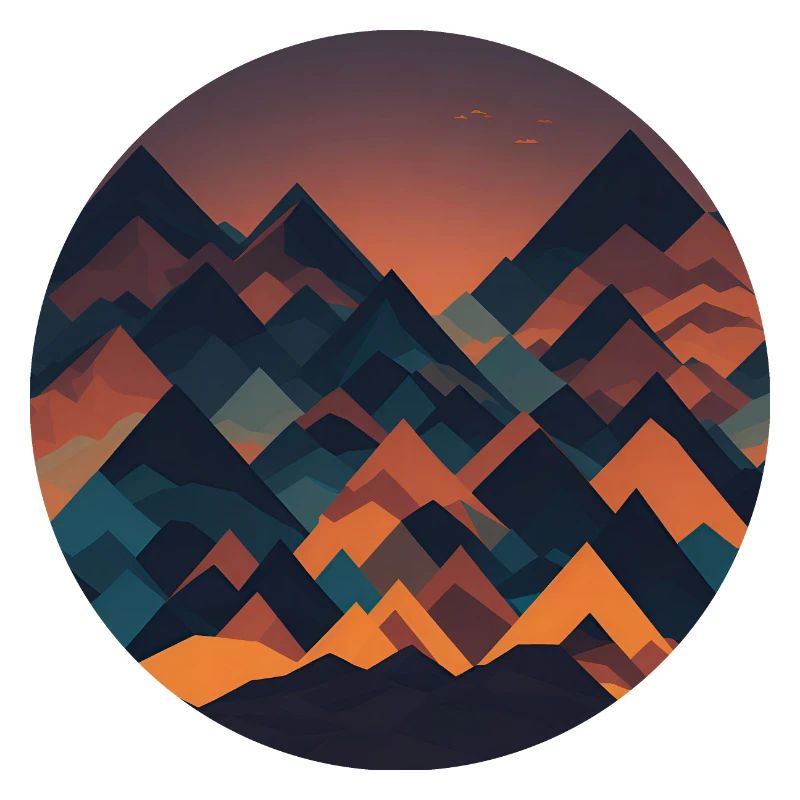 Abstract geometric landscape