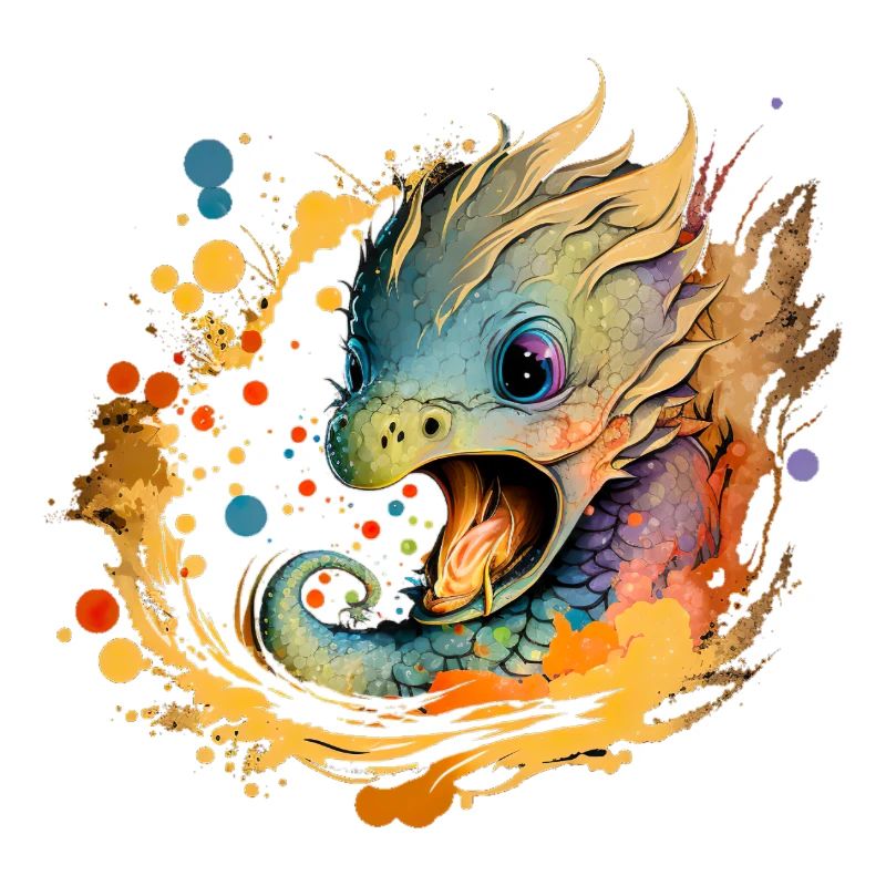 Rainbow Fire Dragon