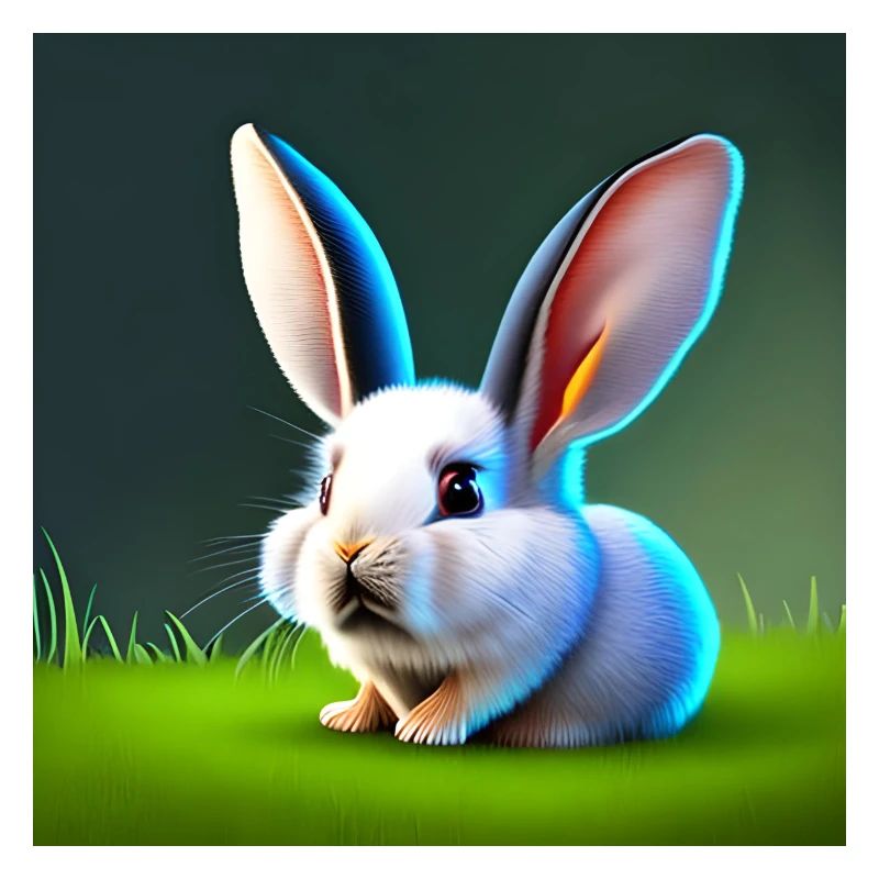 Rabbit with Big Ears