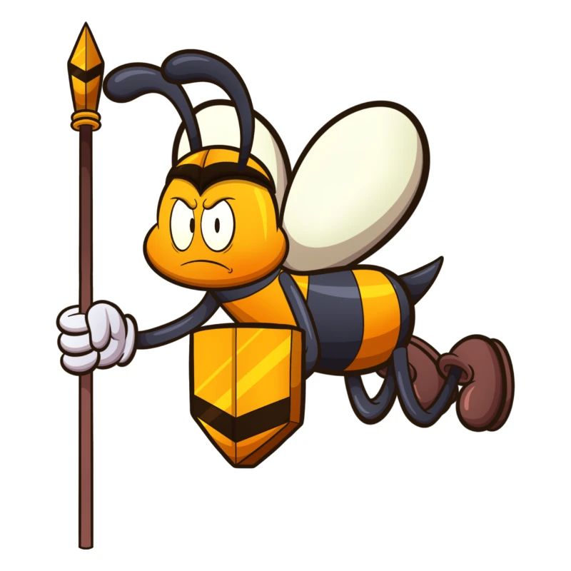 Cartoon Bee Guard