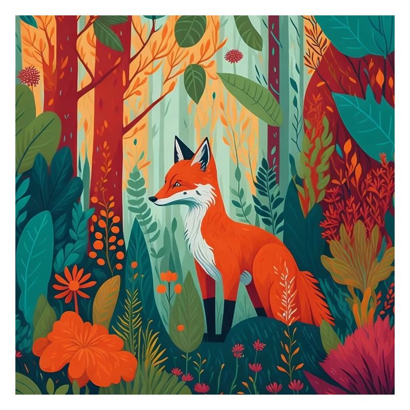 Fuchs im Wald