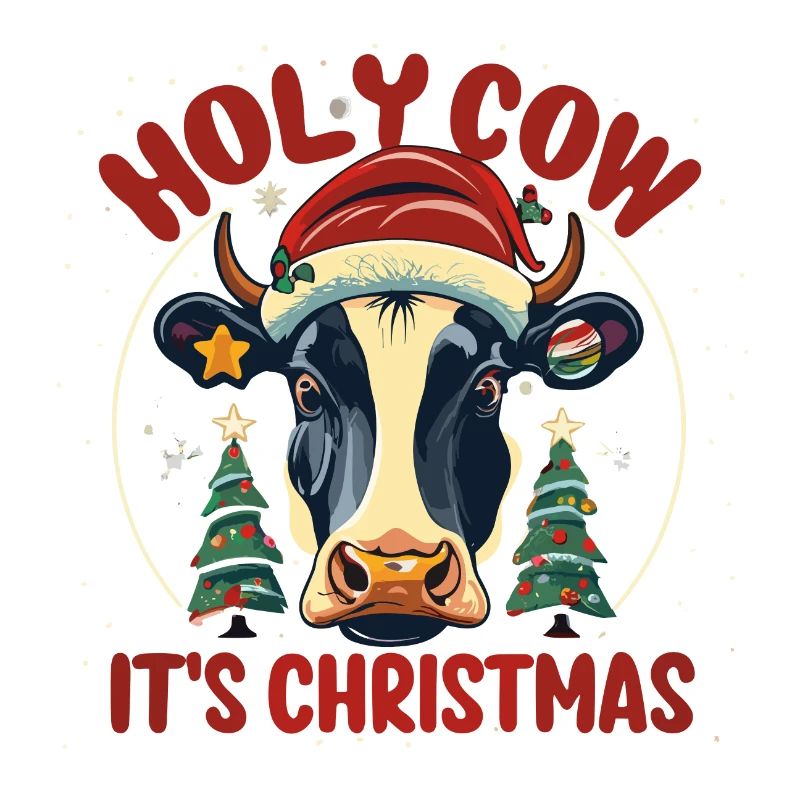 Festliche Weihnachtskuh