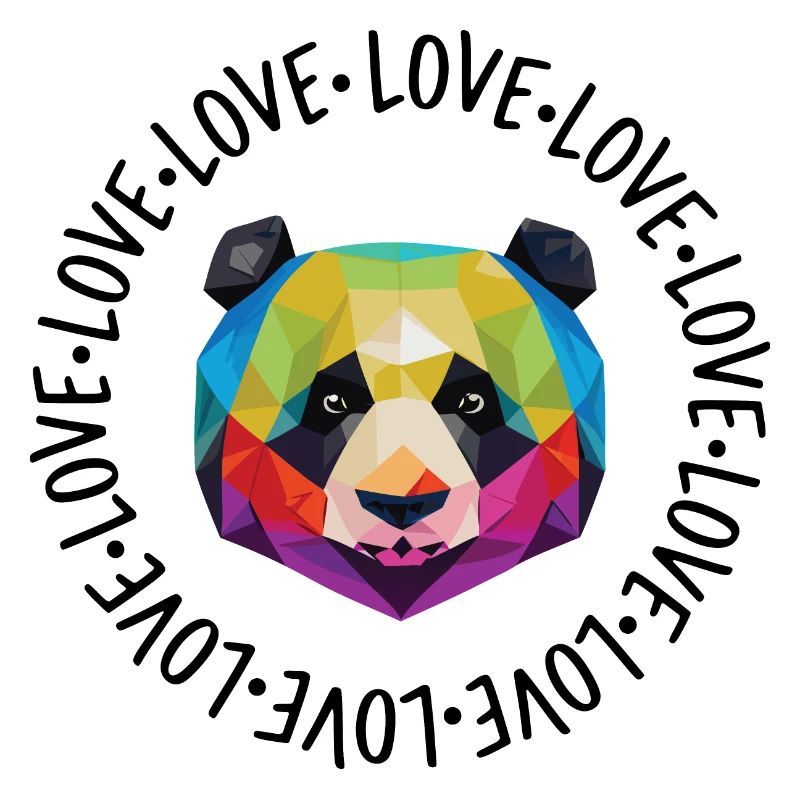 Amour - Love - Panda